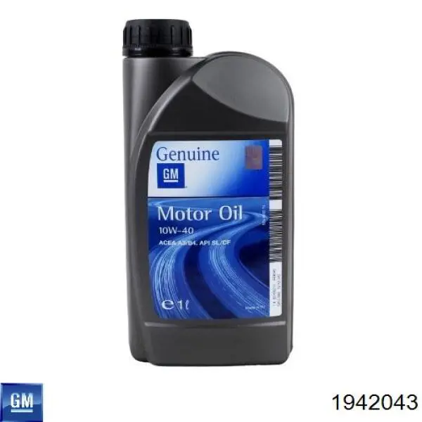 Моторное масло General Motors Semi Synthetic 10W-40 Полусинтетическое 1л (1942043)