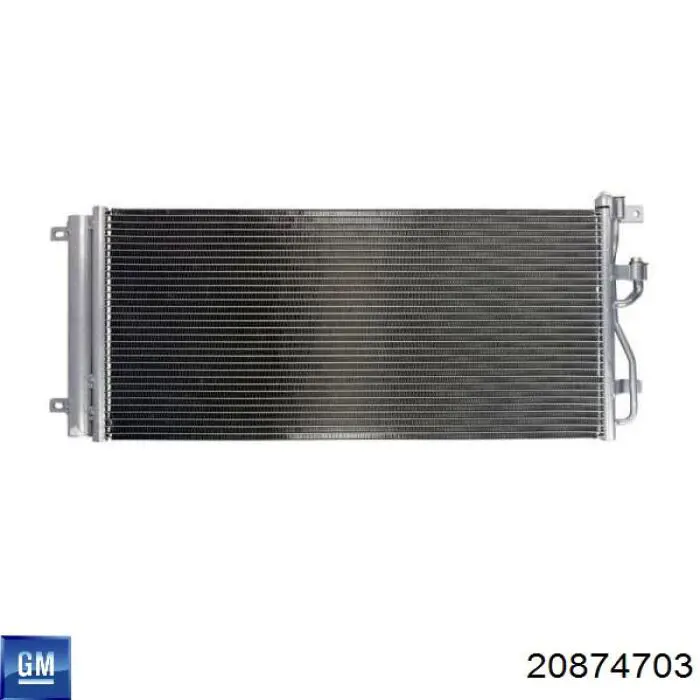 Конденсатор кондиционера General Motors 20874703 цена, от 93.79 USD