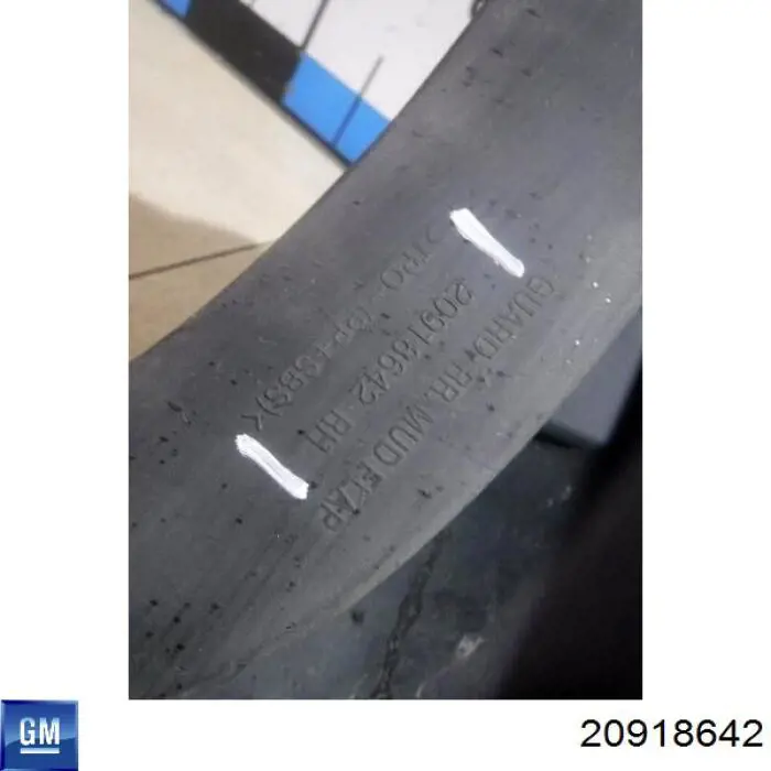 Брызговик задний правый General Motors 20918642 цена, от 6.93 USD