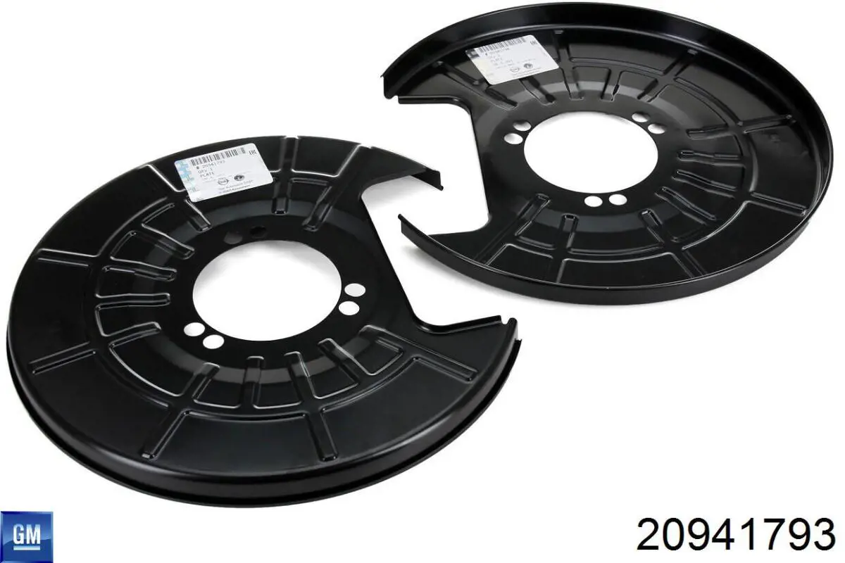 Proteção esquerda do freio de disco traseiro para Opel Insignia (G09)