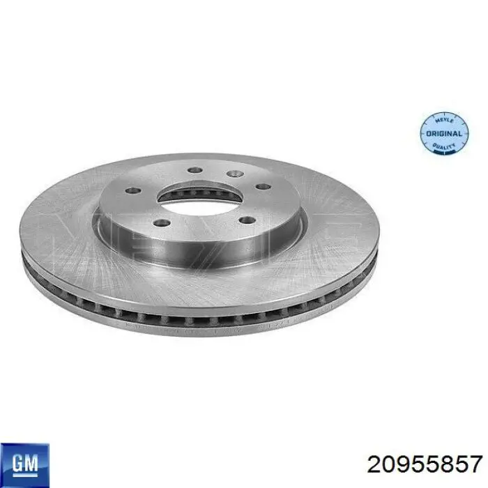20955857 General Motors диск тормозной передний