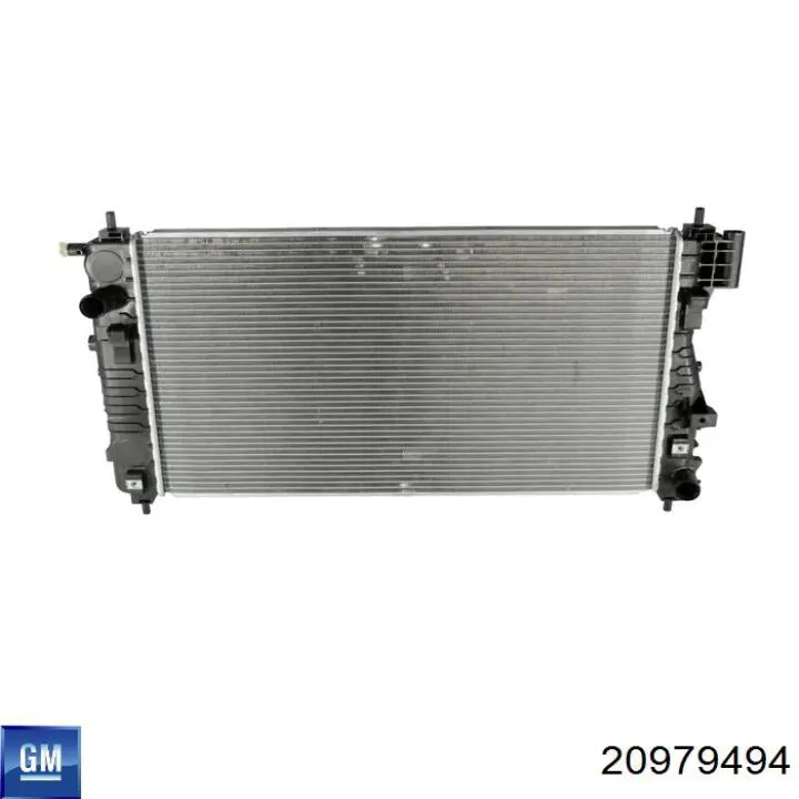 Радиатор интеркуллера General Motors 20979494
