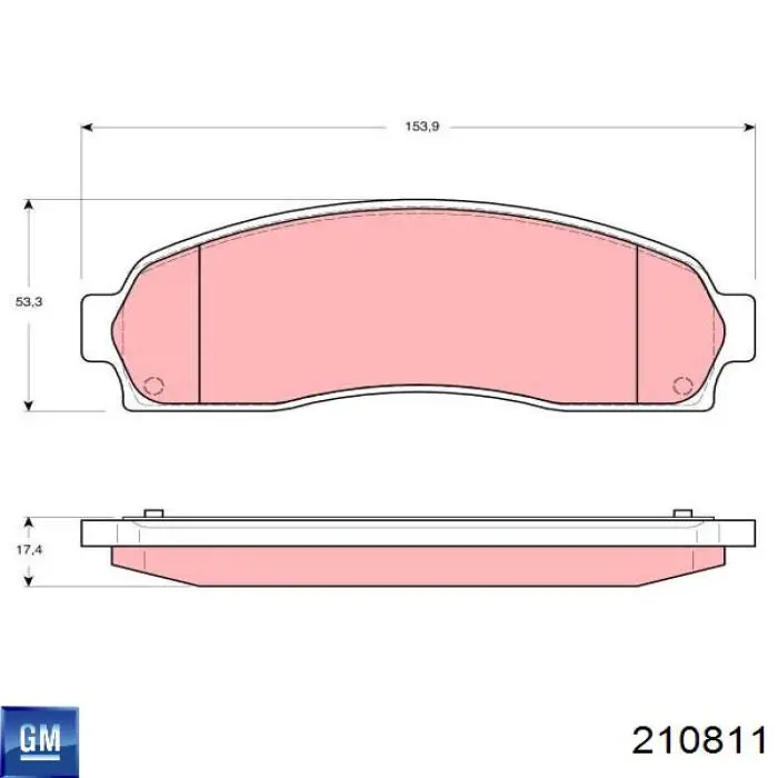 Шкив генератора 210811 General Motors