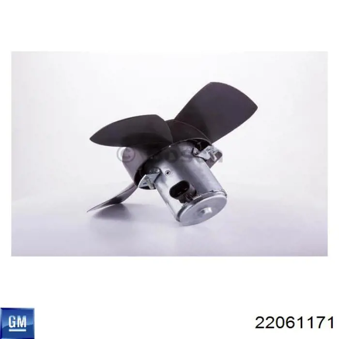 22061171 General Motors Диффузор радиатора охлаждения в сборе с мотором