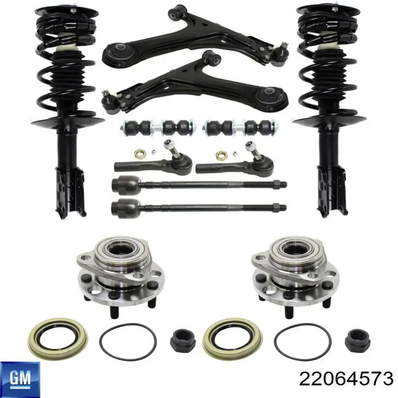22064573 General Motors Амортизаторы задние