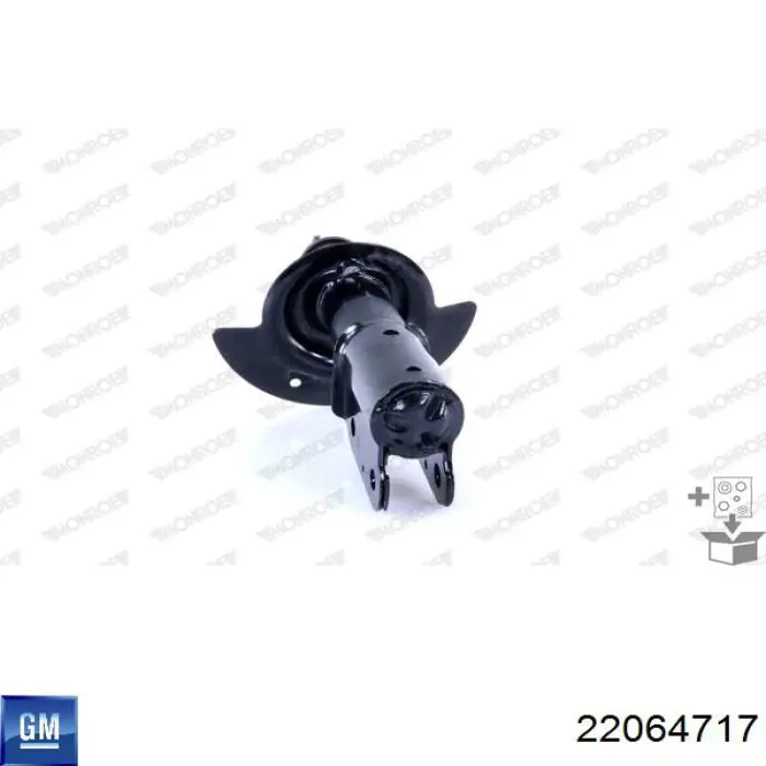 Стойка амортизатора передняя General Motors 22064717 цена, от 66.82 USD