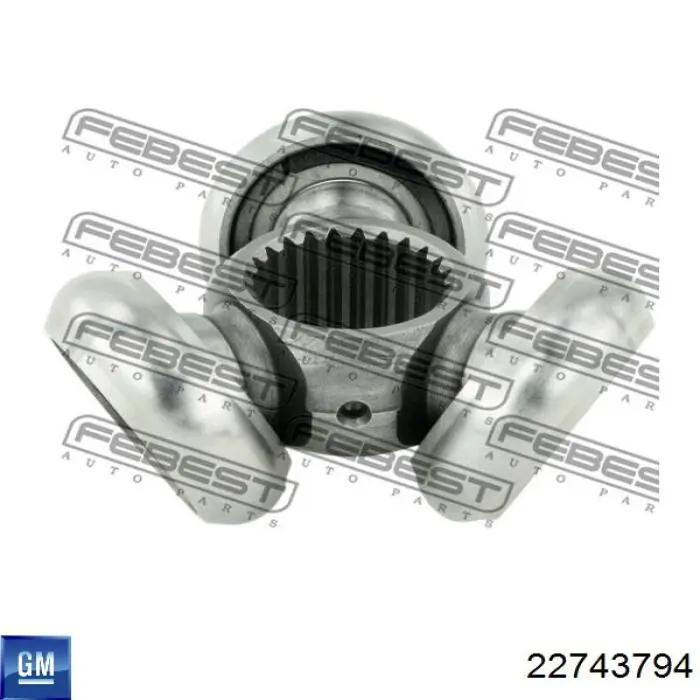 Купить 22743794 General Motors Внешняя граната