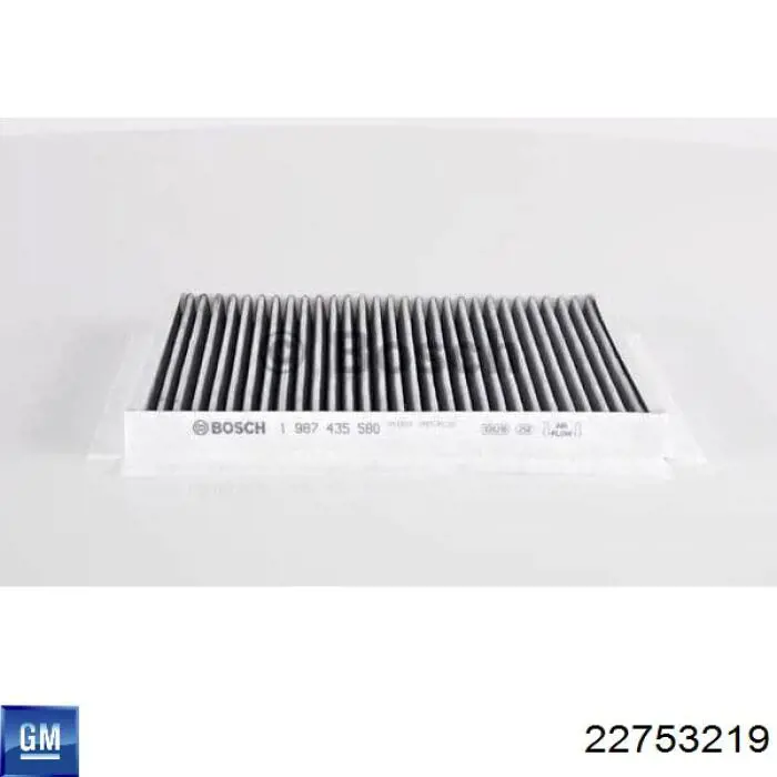 22753219 General Motors Внутрисалонный фильтр