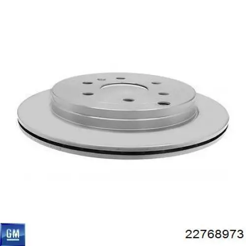 22768973 General Motors диск тормозной задний