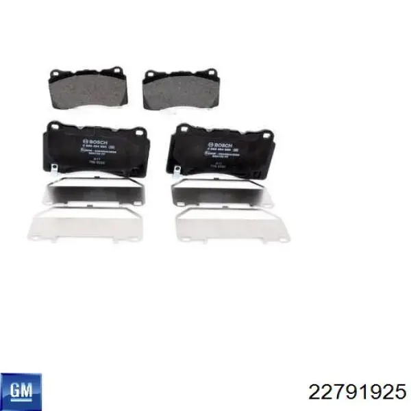 22791925 General Motors Колодки передние