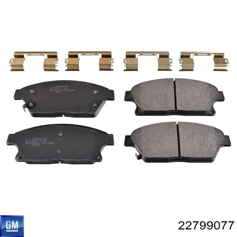 22799077 General Motors Колодки передние