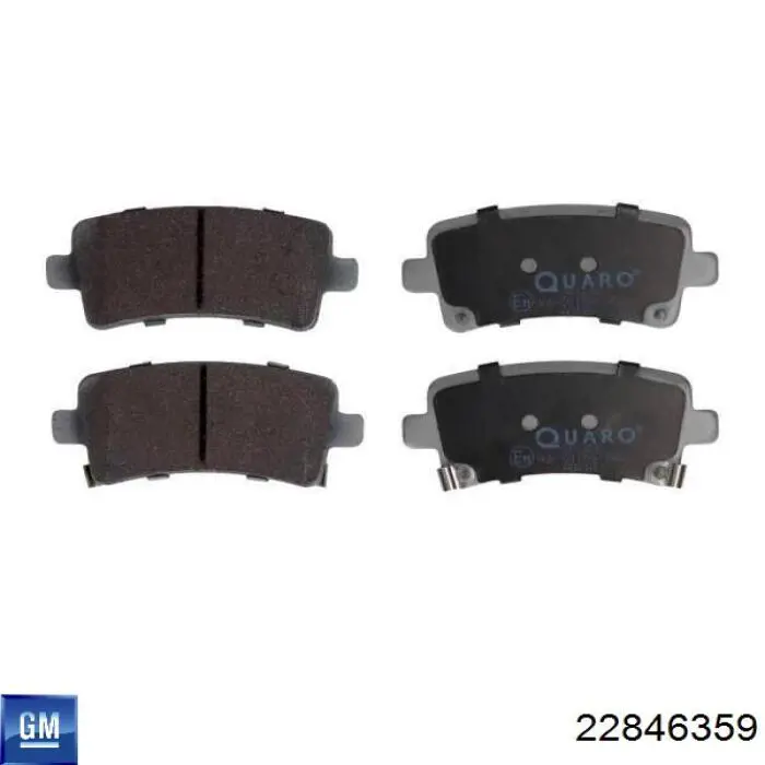 Колодки дисковые  General Motors 22846359 цена, от 24.13 USD