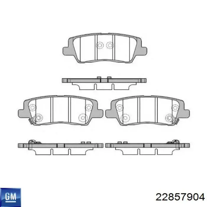 Купить 229219 NK Колодки тормозные задние, дисковые