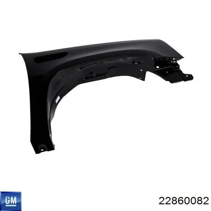 Правый подкрылок переднего крыла General Motors 15926175 цена, от 76.02 USD