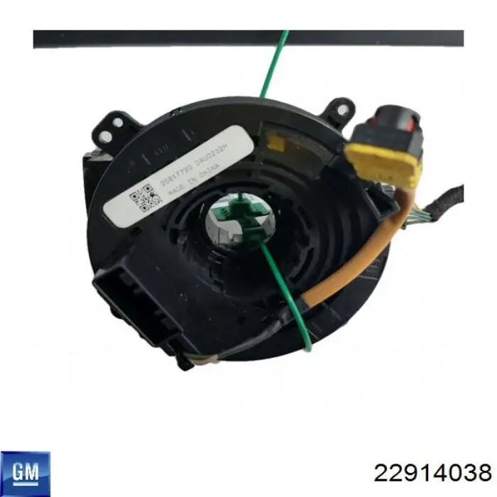 22914038 General Motors кольцо airbag контактное, шлейф руля