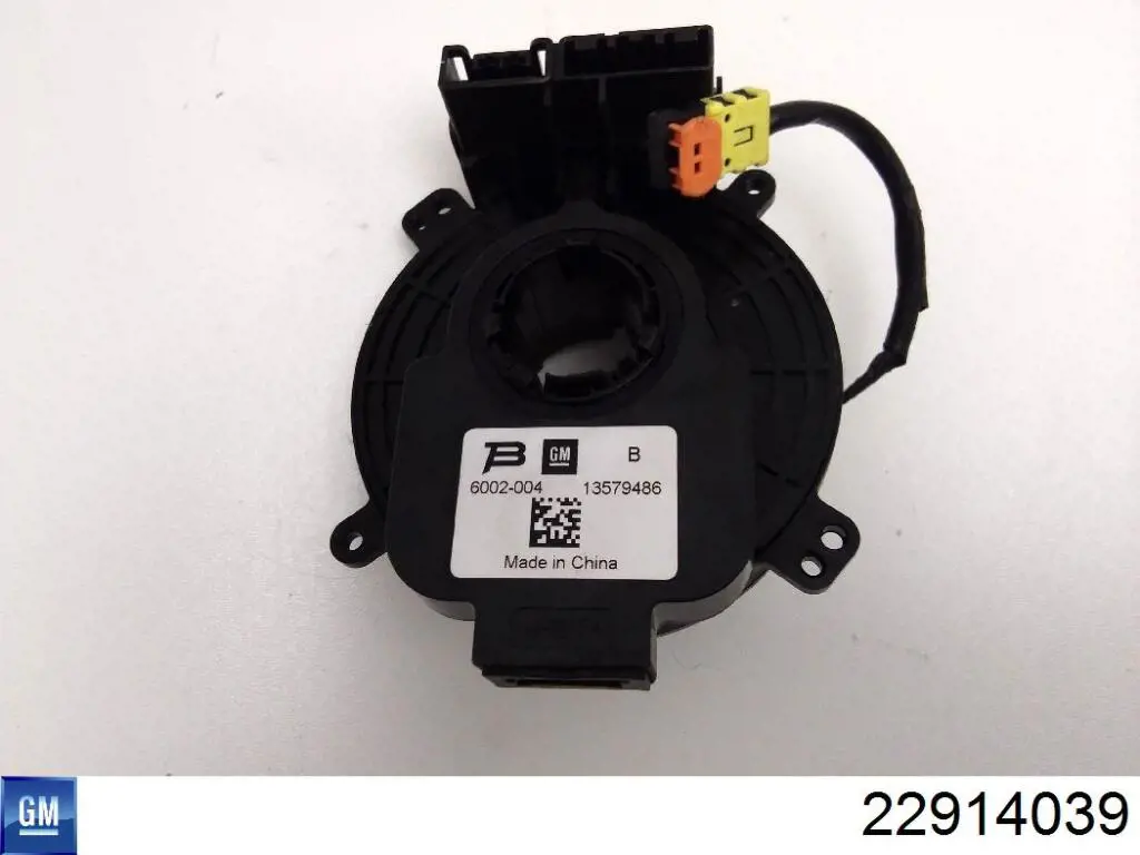22914039 General Motors Anel AIRBAG de contato, cabo plano do volante