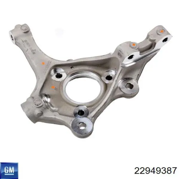 Купить 22949387 General Motors Цапфа - поворотный кулак задний, правый