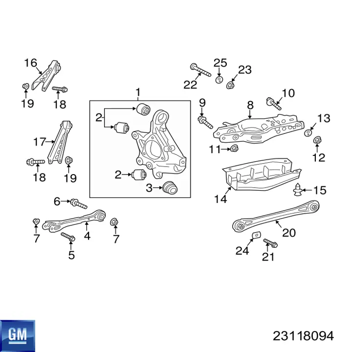 Купить 23118094 General Motors 