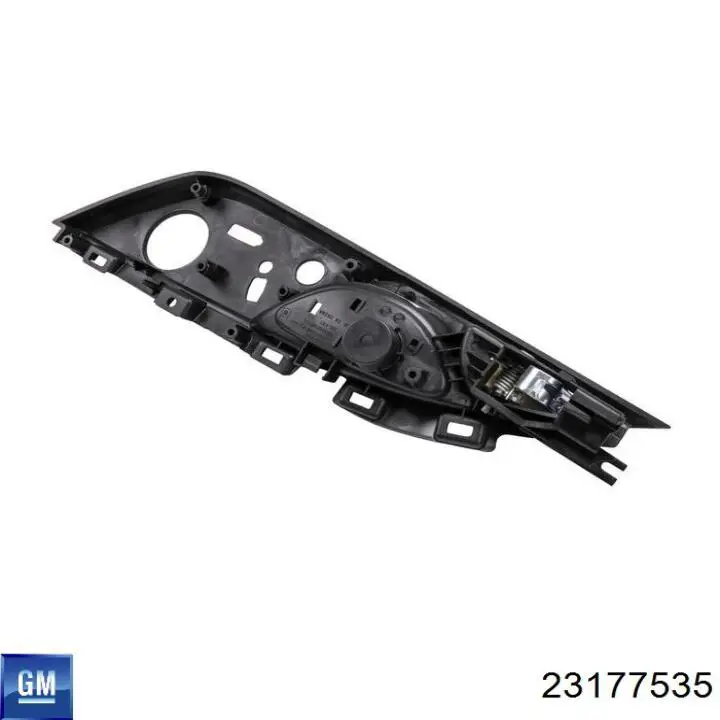 Стекло левого зеркала заднего вида 23177535 General Motors