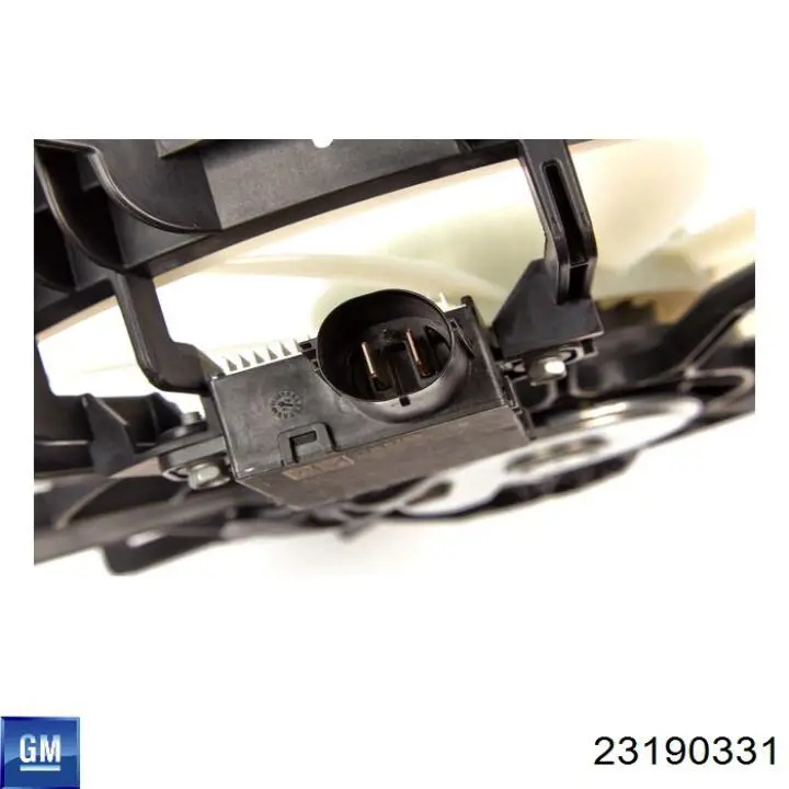 Крыльчатка радиатора охлаждения 23190331 General Motors