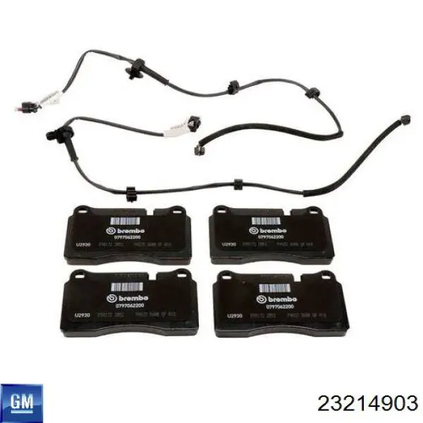 Тормозные колодки General Motors 23214903