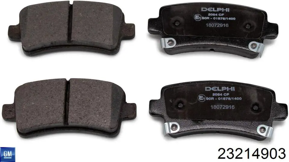 Колодки General Motors 23214903 цена, от 22.76 USD