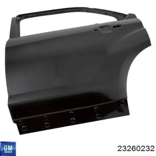 23260232 General Motors Бампер задний, верхняя часть