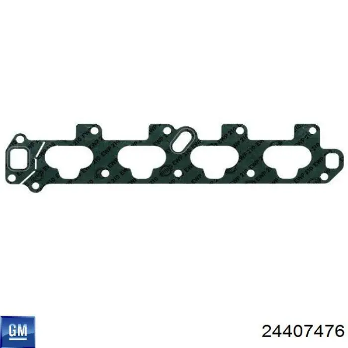 Прокладка впускного коллектора нижняя 24407475 General Motors