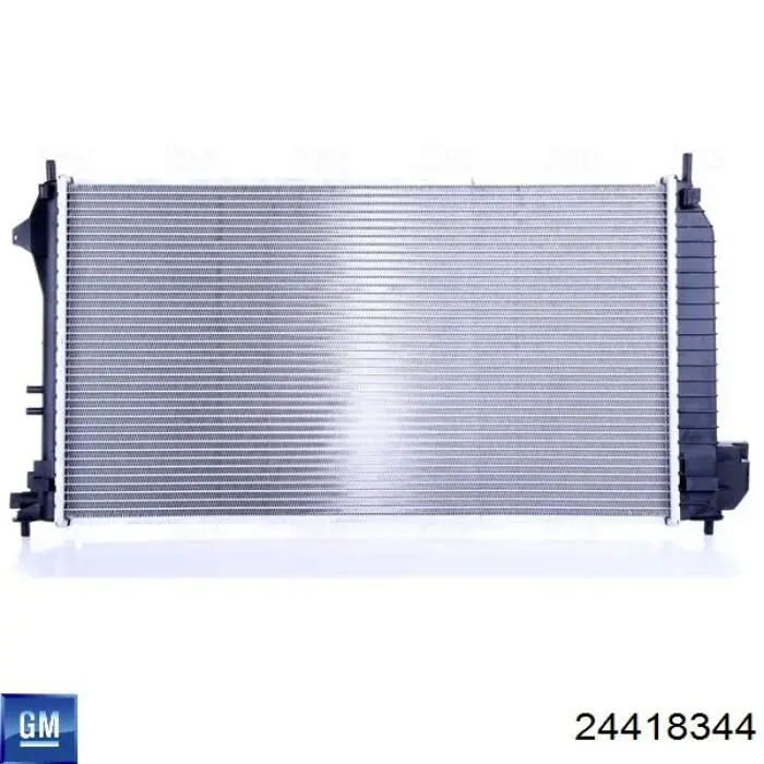 Купить 24418344 General Motors Радиатор водяной