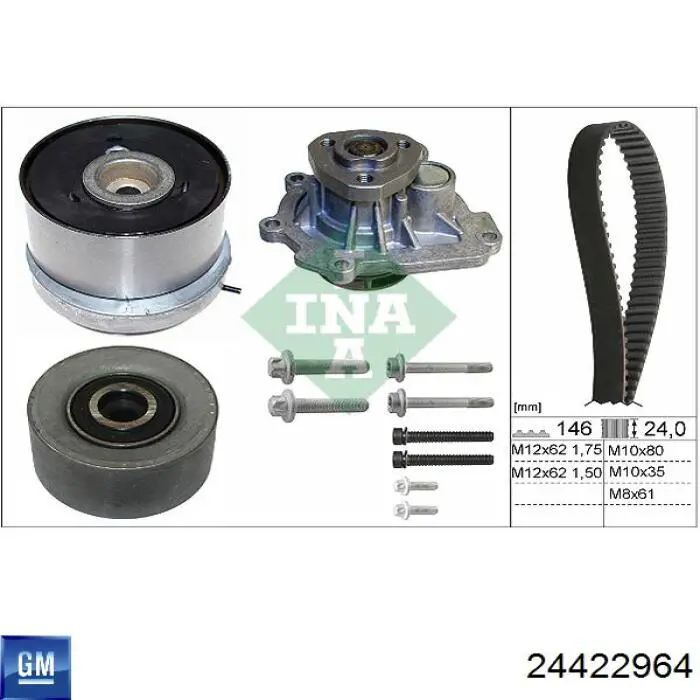 Зубчатый ремень General Motors 24422964 цена, от 33.94 USD