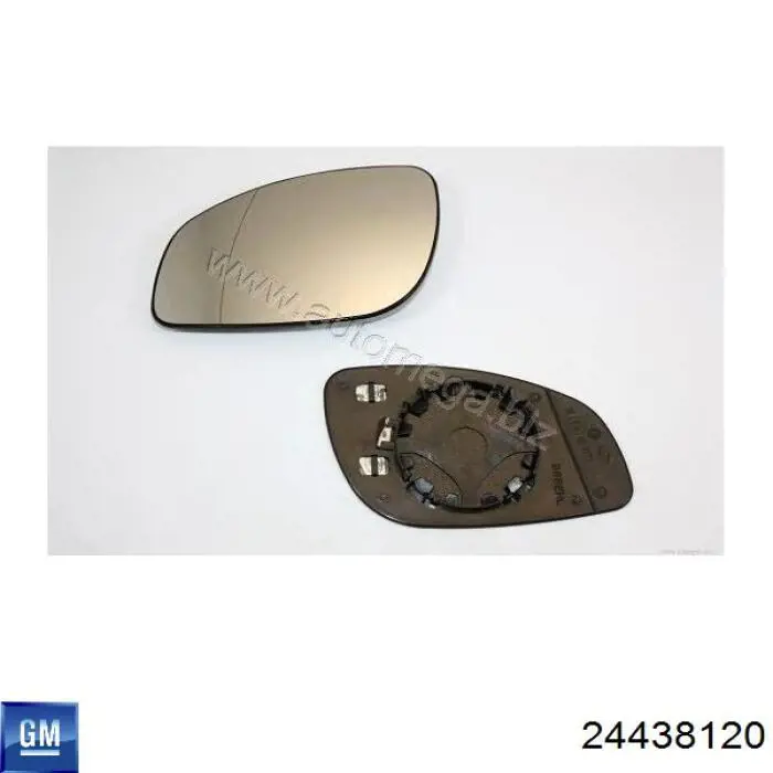 24438120 General Motors зеркальный элемент зеркала заднего вида левого