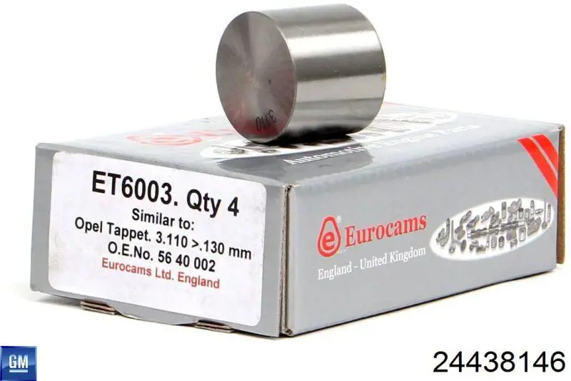ET6003 Eurocams compensador hidrâulico (empurrador hidrâulico, empurrador de válvulas)