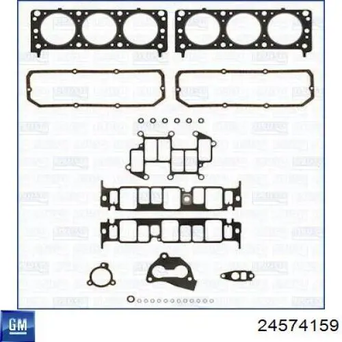 24574159 General Motors Прокладка коллектора выпуск