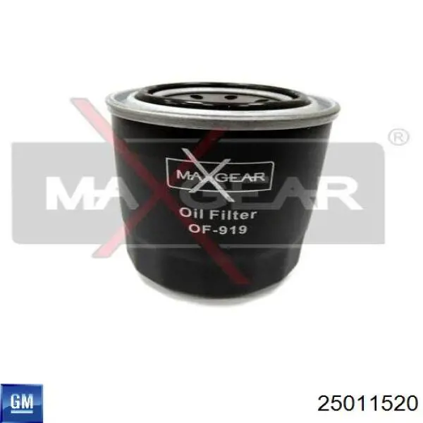 Фильтр очистки масла центробежный General Motors 25011520 цена, от 3.25 USD