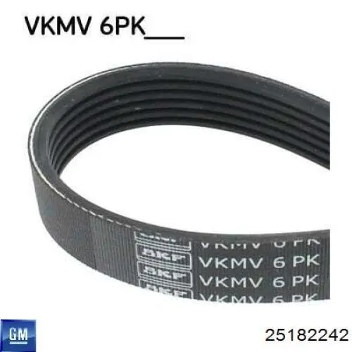 Купить 25182242 General Motors Ремень генератора