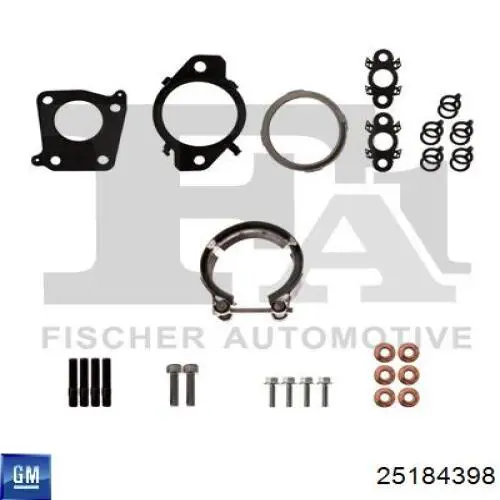 Vedante de turbina, kit de montagem para Opel Antara (L07)