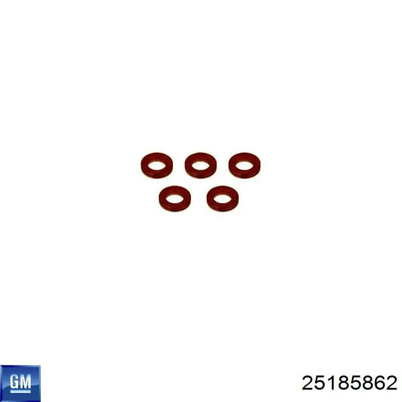 Кольцо (шайба) форсунки инжектора посадочное General Motors 25185862