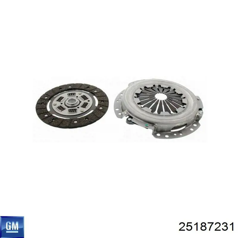 Купить 4820741 Opel Комплект сцепления (диск, корзина, подшипник)