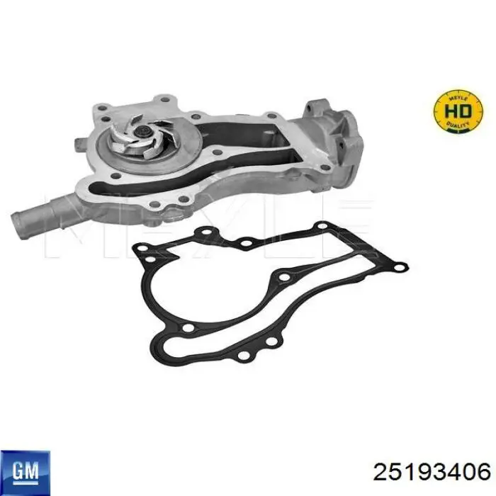 Купить 25193406 General Motors Насос охлаждения