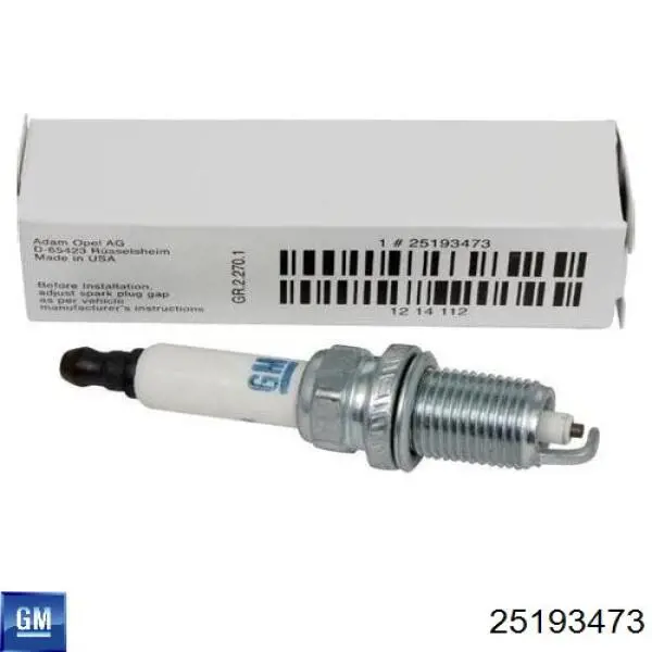 25193473 GM Bujía original y equivalente