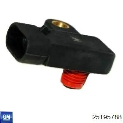 25195788 General Motors Sensor de pressão no coletor de admissão, MAP