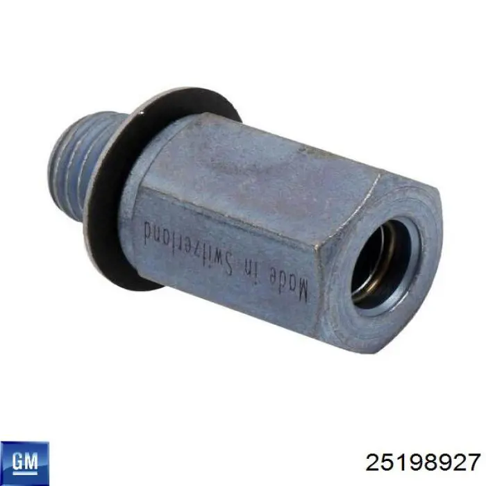 25198927 General Motors conector da mangueira de resfriamento do turbo