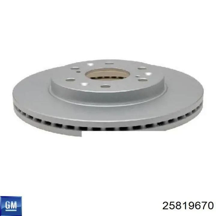 Тормоз дисковый передний General Motors 25819670 цена, от 68.47 USD