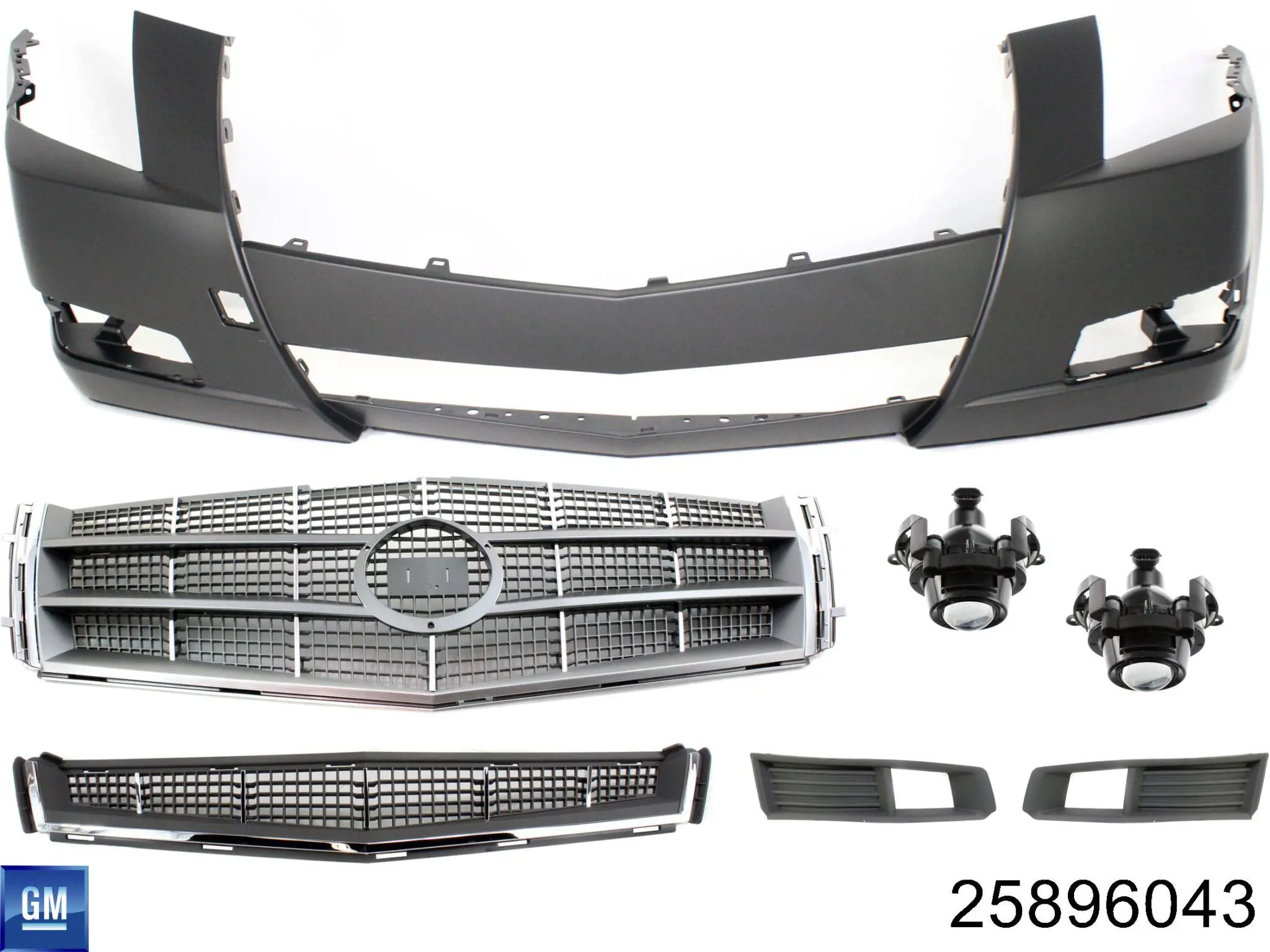 Облицовка радиатора Cadillac CTS седан (2008 - 2014) цена, от 204.25 USD