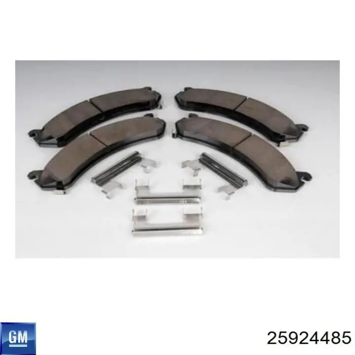 25924485 General Motors Колодки передние
