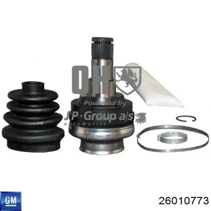 Шарнир угловых скоростей внутренний передний General Motors 26010773 цена, от 24.92 USD