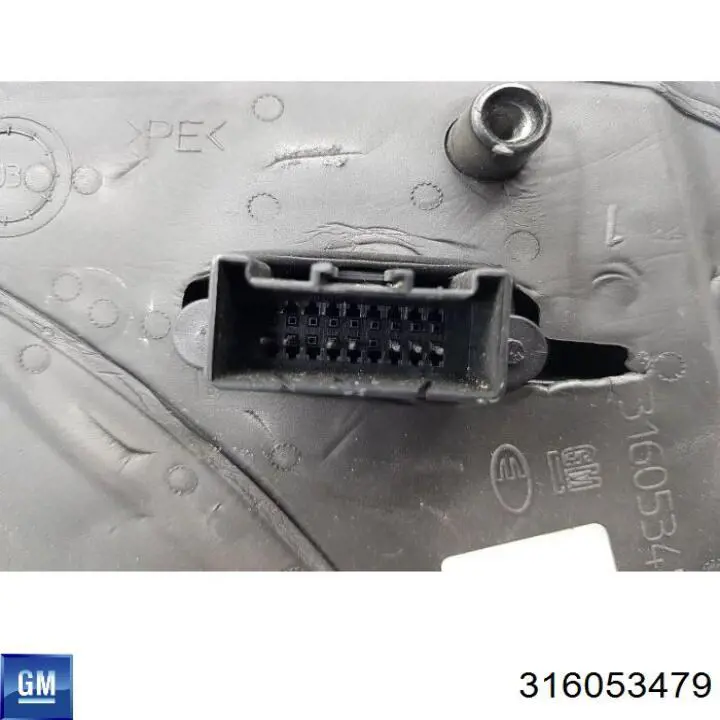 Правое зеркало 6428926 Opel
