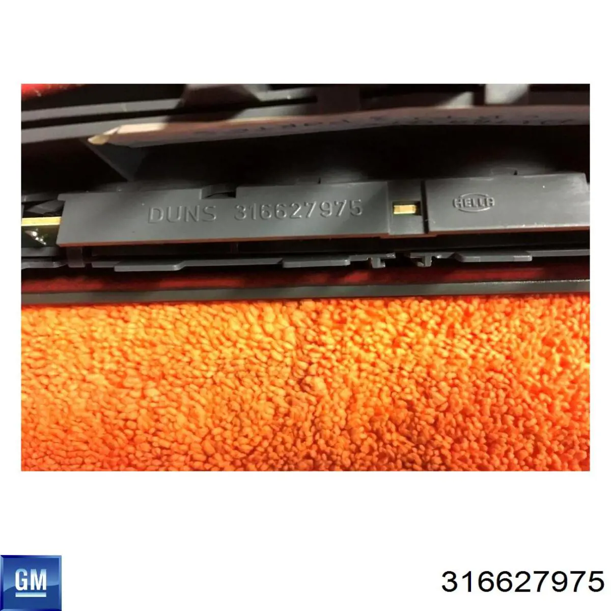 Купить 316627975 General Motors Стоп-сигнал заднего стекла
