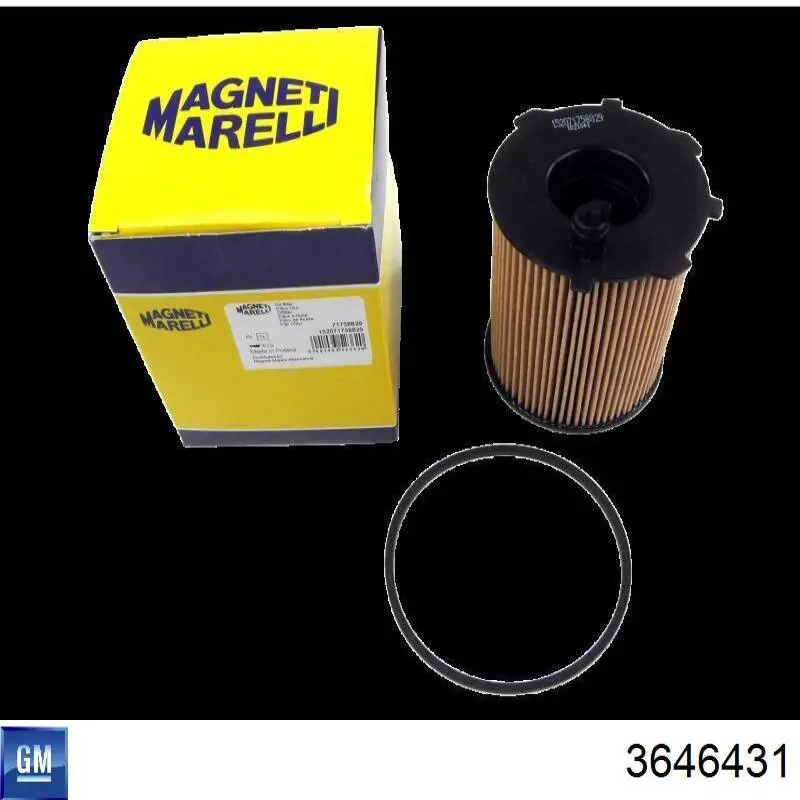 3646431 General Motors Масляный фильтр двигателя