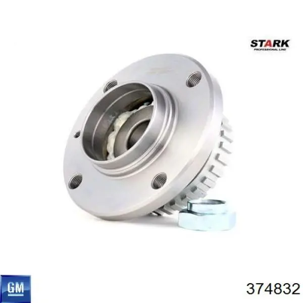 374832 General Motors Полуось передняя, правая